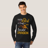 Dieses Mädchen Liebe ihren bärtigen Drachen Lizard T-Shirt (Vorne ganz)