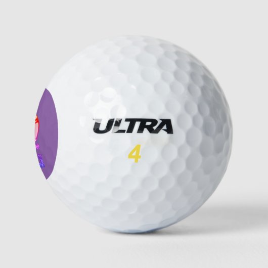 Dieses Mädchen Liebe ihren Mops Golfball (Logo)