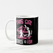 Dieses Mädchen Liebe, Mädchen zu fischen Kaffeetasse (Links)