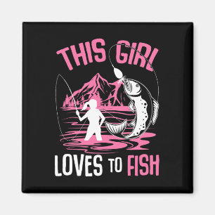 Dieses Mädchen Liebe, Mädchen zu fischen Magnet