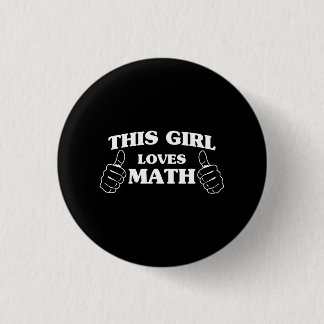 Dieses Mädchen-Liebe-Mathe Button