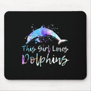 Dieses Mädchen Lieben Dolphinen Dolphin Lover Zita Mousepad