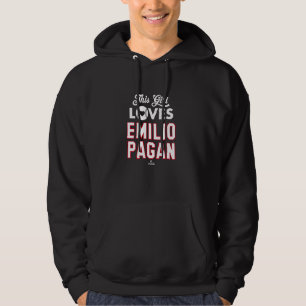 Dieses Mädchen Lieben Emilio Pagan Cincinnati Base Hoodie
