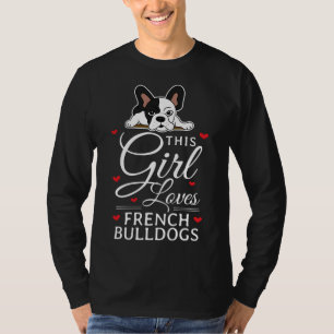 Dieses Mädchen Lieben Französisch Bulldogs Frenchi T-Shirt