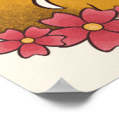 Dieses Mädchen Lieben Füchse Poster (Ecke)