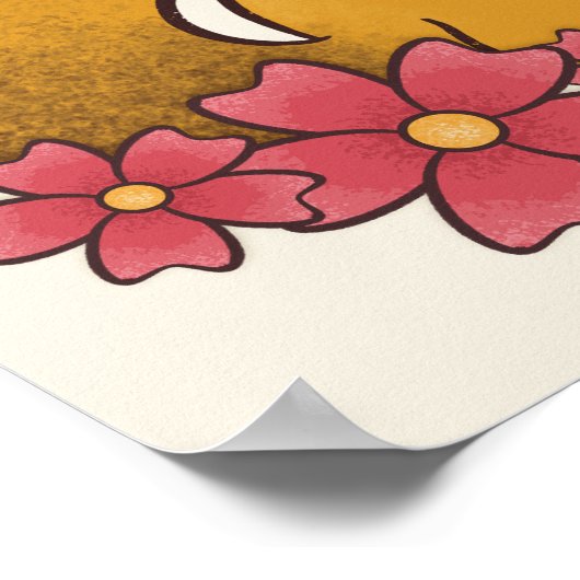 Dieses Mädchen Lieben Füchse Poster (Ecke)