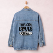 Dieses Mädchen Lieben Fußball Jeansjacke (Hangar)