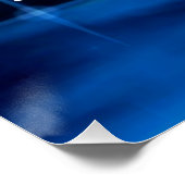 Dieses Mädchen Lieben Gymnastik Schwarz, Blau, Wei Poster (Ecke)