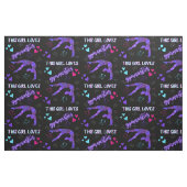 Dieses Mädchen Lieben Gymnastik Stoff (Fat Quarter (45,7 x 55,9 cm))