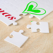 Dieses Mädchen Lieben Gymnastik Weihnachten Puzzle (Seite)