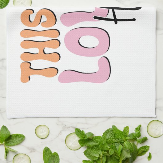 Dieses Mädchen Lieben Halloween Geschirrtuch (Gefaltet)