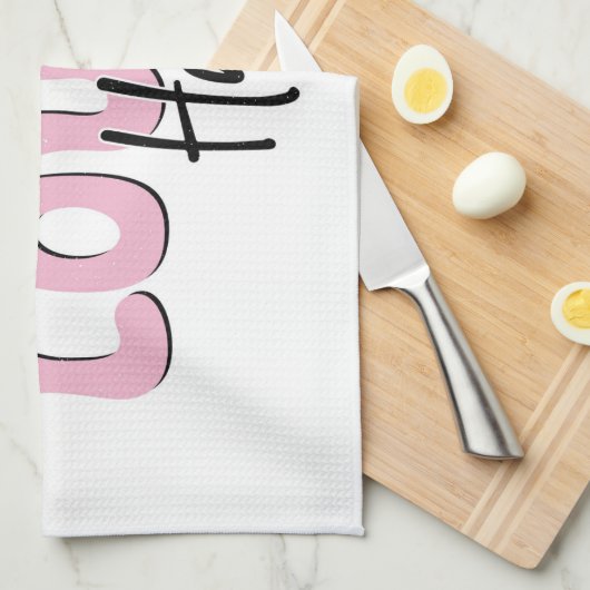 Dieses Mädchen Lieben Halloween Geschirrtuch (Viertel Falte)