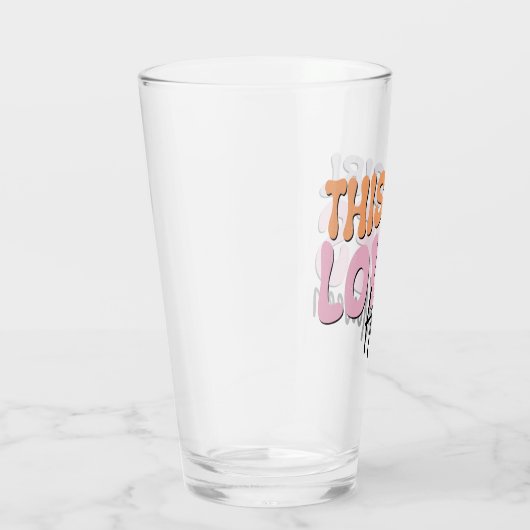 Dieses Mädchen Lieben Halloween Glas (Rechts)