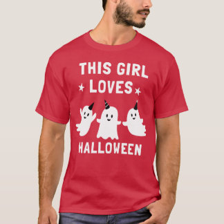 Dieses Mädchen Lieben halloween lustig T-Shirt