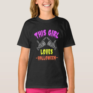 Dieses Mädchen Lieben Halloween T-Shirt