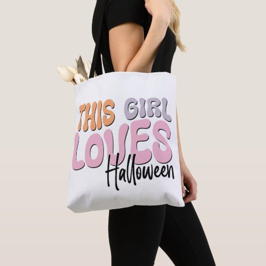 Dieses Mädchen Lieben Halloween Tasche (Von Nahem)