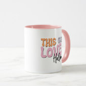 Dieses Mädchen Lieben Halloween Tasse (VorderseiteRechts)