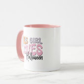 Dieses Mädchen Lieben Halloween Tasse (Vorderseite Links)