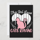 DIESES MÄDCHEN LIEBEN HORSES Reitsportler Einladung (Rückseite)