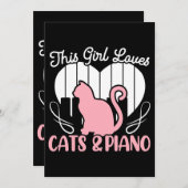 DIESES MÄDCHEN LIEBEN HORSES Reitsportler Einladung (Vorne/Hinten)