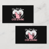 DIESES MÄDCHEN LIEBEN HORSES Reitsportler Visitenkarte (Vorne/Hinten)