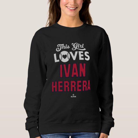 Dieses Mädchen Lieben Ivan Herrera St Louis Baseba Sweatshirt (Vorderseite)