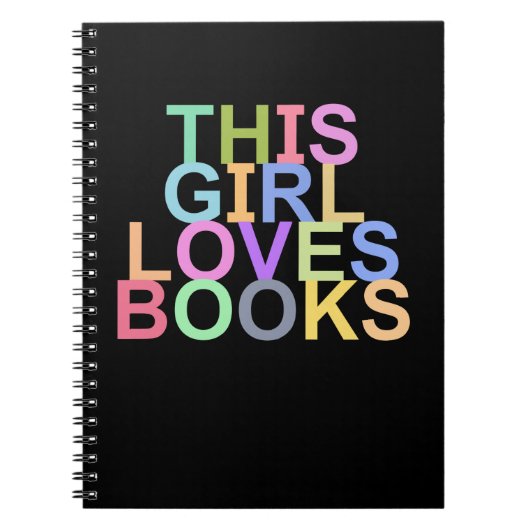 Dieses Mädchen Lieben Notizblock (Vorderseite)