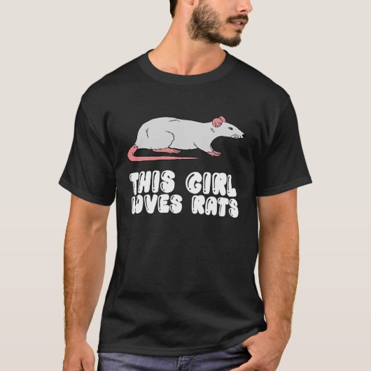 Dieses Mädchen Lieben Rats T-Shirt (Vorderseite)