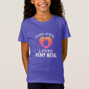 Dieses Mädchen Lieben Schwermetall T - Shirt für