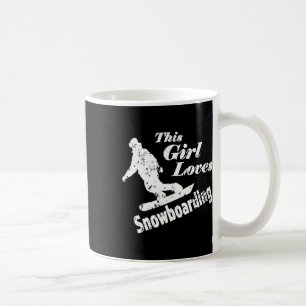 Dieses Mädchen Lieben Snowboarden - Spaß Geschenk  Kaffeetasse