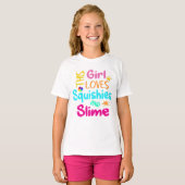 Dieses Mädchen Lieben Squishies und Slime T-Shirt (Vorne ganz)