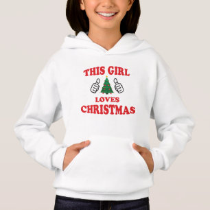 Dieses Mädchen Lieben Weihnachten Hoodie