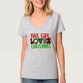 Dieses Mädchen Lieben Weihnachten T-Shirt