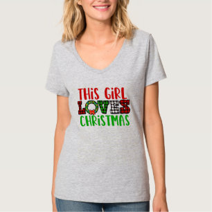 Dieses Mädchen Lieben Weihnachten T-Shirt