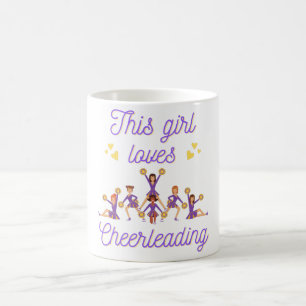 Dieses Mädchen liebt Cheerleading Kaffeetasse