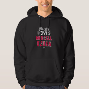 Dieses Mädchen liebt Marcell Ozuna Atlanta Basebal Hoodie