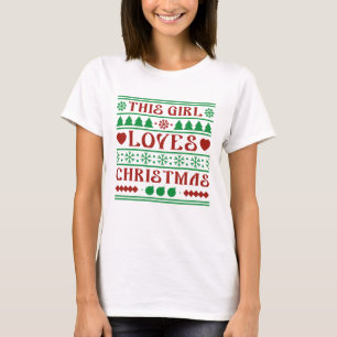 Dieses Mädchen liebt Weihnachten T-Shirt