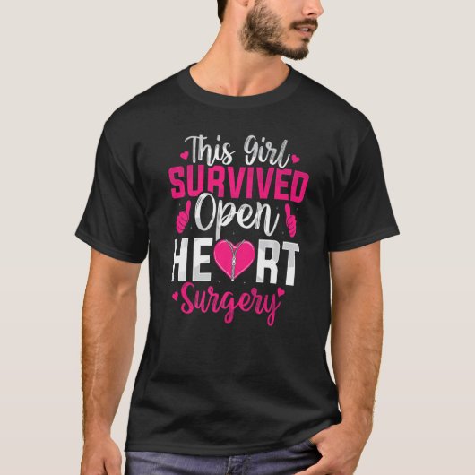 Dieses Mädchen überlebte eine Bypass-Operation im T-Shirt (Vorderseite)