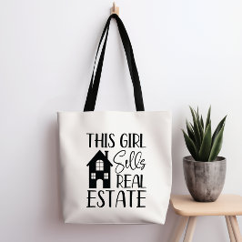 Dieses Mädchen verkauft echte Anwesen Tottasche Tasche