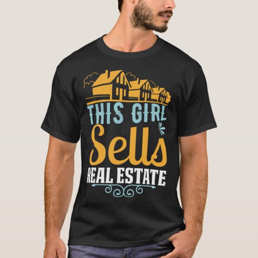 Dieses Mädchen verkauft echtes Anwesen Realtor T-Shirt (Vorderseite)