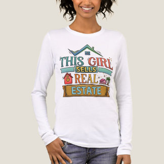 Dieses Mädchen verkauft Immobilien Geschenk-Shirt  Tri-Blend Shirt