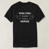Dieses Mädchen wird Krankenschwester 2 sein T-Shirt (Design vorne)