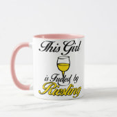 Dieses Mädchen wird von Riesling gespeist Tasse (Links)
