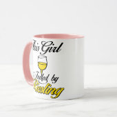 Dieses Mädchen wird von Riesling gespeist Tasse (Vorderseite Links)