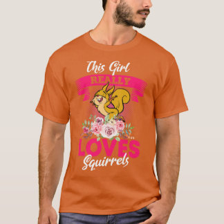 Dieses Mädchen wirklich Lieben Eichhörnchen 2 T-Shirt
