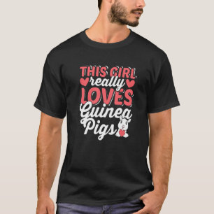 Dieses Mädchen wirklich Lieben Guinea Schweine Tie T-Shirt