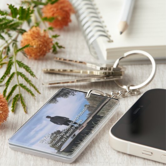 Dieses Mal Musik-Video Rectangle-Schlüsselanhänger Schlüsselanhänger (Vorderseite rechts)