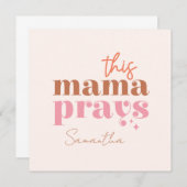 Dieses Mama Prays (Vorne/Hinten)
