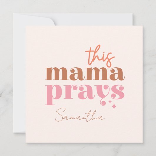 Dieses Mama Prays (Vorderseite)