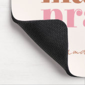 Dieses Mama Prays - rustikales Boho Design Mousepad (Ecke)